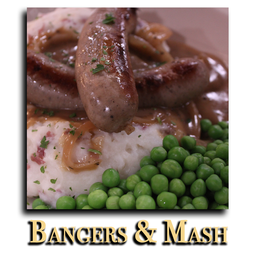 irish food irish sausage bangers mash potatoes johnson city tennessee irish food peas gravy